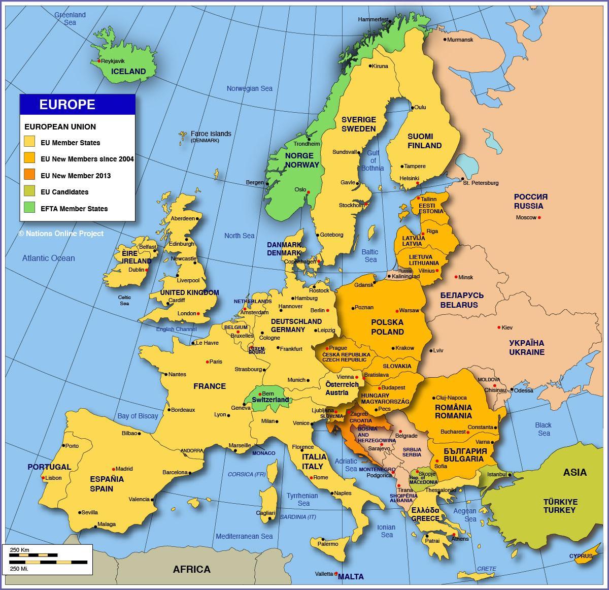 östra europa karta Ryssland europa karta   Karta Ryssland europa Östra Europa   Europa)