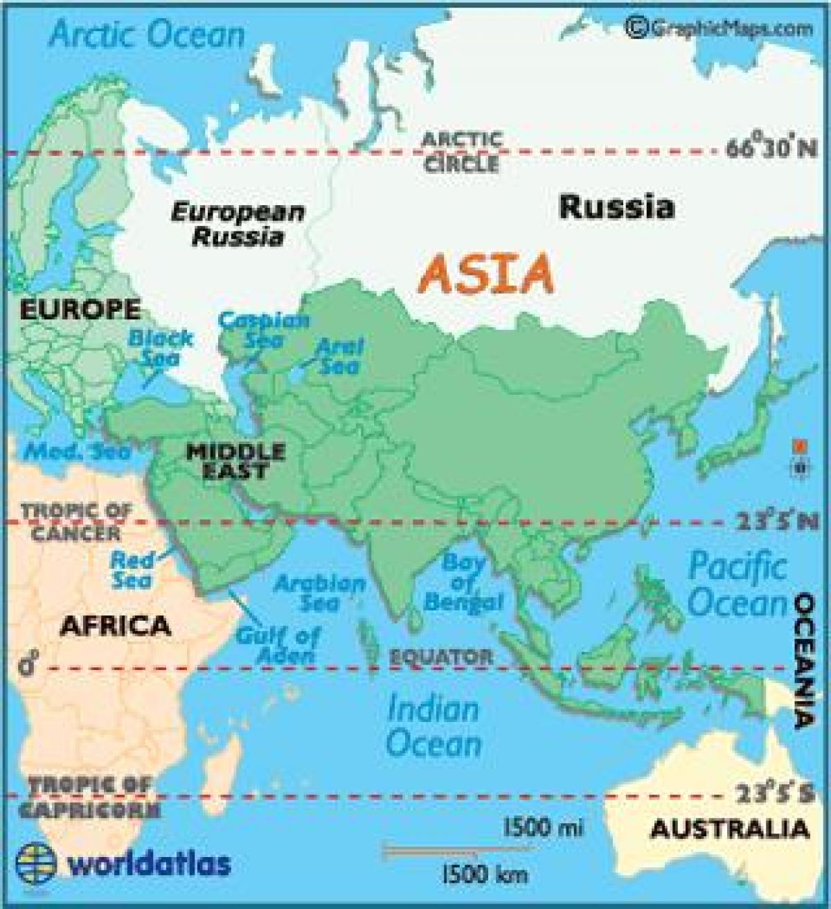 Europa Asien Karta | Karta östkusten